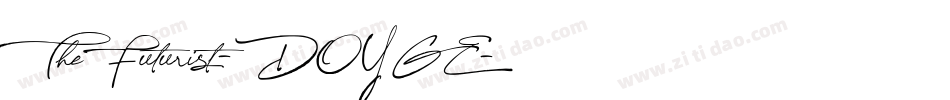 TheFuturist-DOYGE字体转换 TheFuturist-DOYGE字体转换