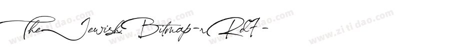 TheJewishBitmap-rRd7字体转换