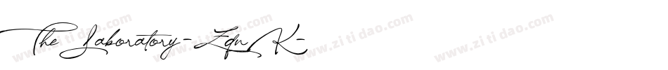 TheLaboratory-ZqnK字体转换 TheLaboratory-ZqnK字体转换