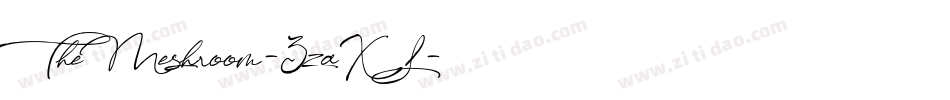 TheMeshroom-3zaXL字体转换 TheMeshroom-3zaXL字体转换