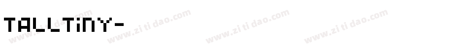 TallTiny字体转换