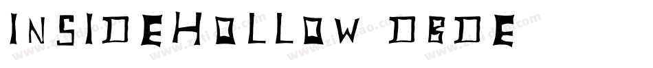 InsideHollow-dBdE字体转换