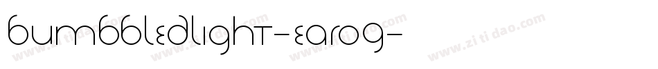 BumbbledLight-Earo9字体转换