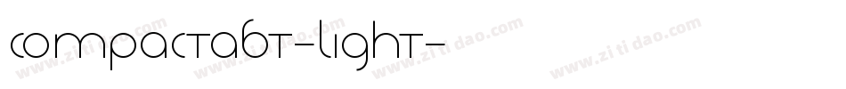 CompactaBT-Light字体转换