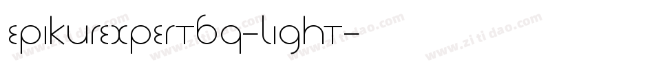 EpikurExpertBQ-Light字体转换