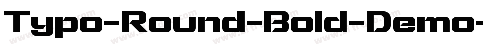Typo-Round-Bold-Demo字体转换
