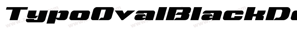 TypoOvalBlackDemoItalic-0WgMr字体转换
