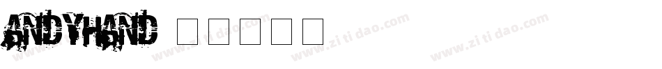 AndyHand字体转换