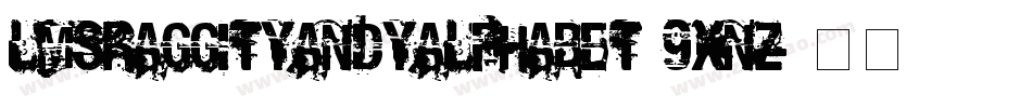 LmsRaggityAndyAlphabet-9XnZ字体转换