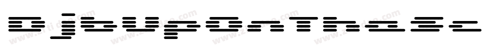 DjbUpOnTheScoreboard-2qX8字体转换