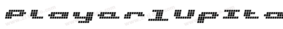 Player1UpItalic-YRD8字体转换 Player1UpItalic-YRD8字体转换