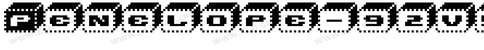 Penelope-92v5字体转换