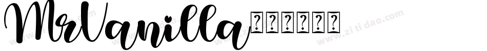 MrVanilla字体转换