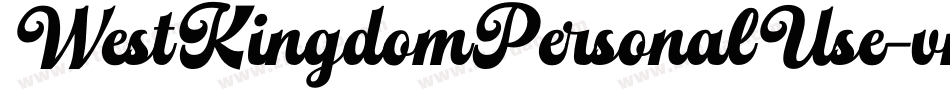 WestKingdomPersonalUse-vmvKD字体转换