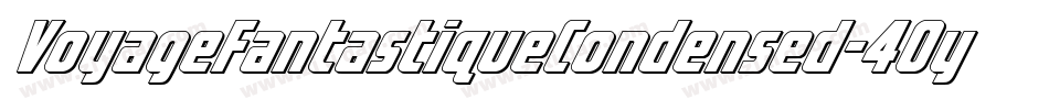 VoyageFantastiqueCondensed-40y6字体转换