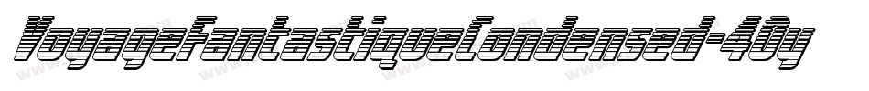 VoyageFantastiqueCondensed-40y6字体转换