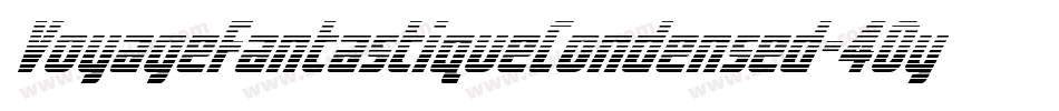 VoyageFantastiqueCondensed-40y6字体转换