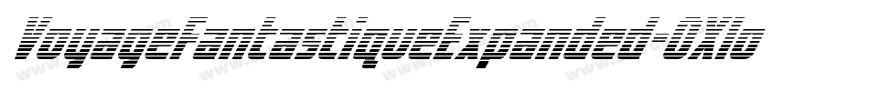 VoyageFantastiqueExpanded-0Xlo字体转换