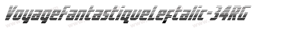 VoyageFantastiqueLeftalic-34RG字体转换 VoyageFantastiqueLeftalic-34RG字体转换