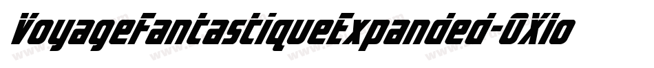 VoyageFantastiqueExpanded-0Xlo字体转换