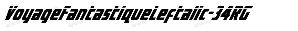 VoyageFantastiqueLeftalic-34RG字体转换 VoyageFantastiqueLeftalic-34RG字体转换