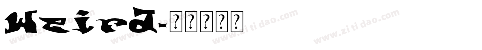 Weird字体转换