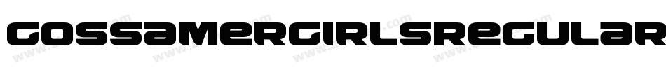 GossamerGirlsRegular-dBn7字体转换