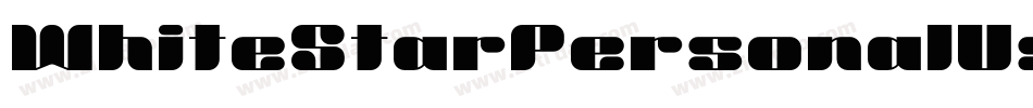 WhiteStarPersonalUse-qZBpr字体转换 WhiteStarPersonalUse-qZBpr字体转换