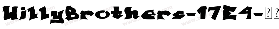 WillyBrothers-17E4字体转换