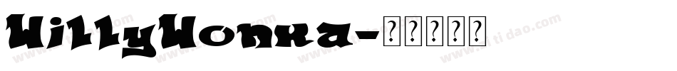 WillyWonka字体转换
