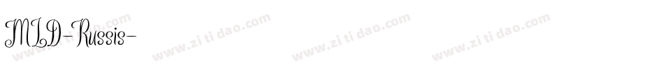 MLD-Russis字体转换
