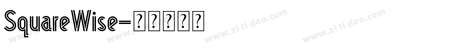 SquareWise字体转换