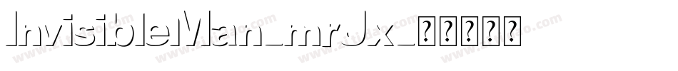 InvisibleMan-mrJx字体转换
