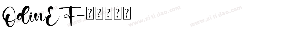 OdinEF字体转换