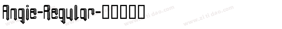 Angie-Regular字体转换
