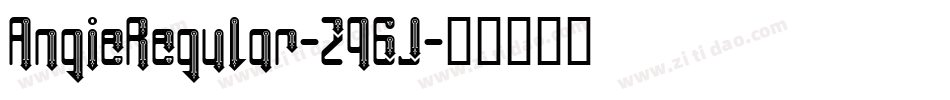 AngieRegular-Z96J字体转换