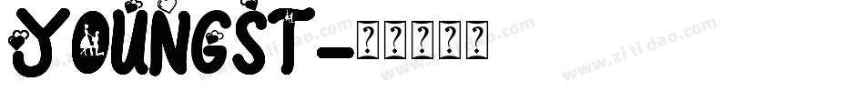 YOUNGST字体转换