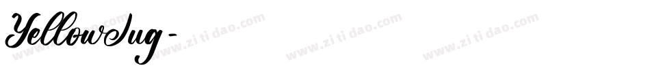 YellowJug字体转换