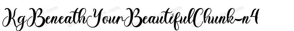 KgBeneathYourBeautifulChunk-n4JY字体转换