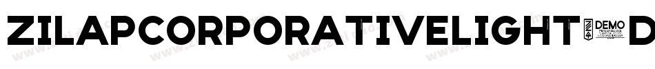 ZilapCorporativeLight-dG87字体转换