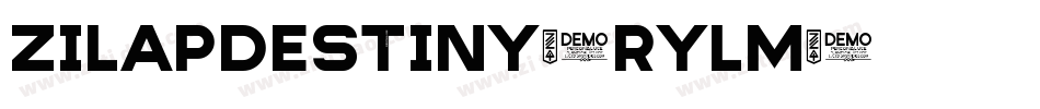 ZilapDestiny-RYLM字体转换