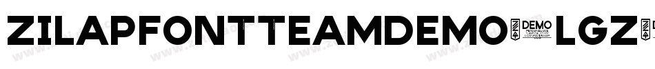 ZilapFontTeamDemo-lgZ2D字体转换