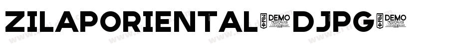 ZilapOriental-dJPg字体转换