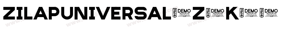 ZilapUniversal-z2K3字体转换