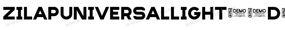 ZilapUniversalLight-5D78字体转换