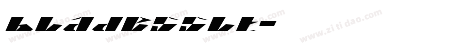 bladesslt字体转换