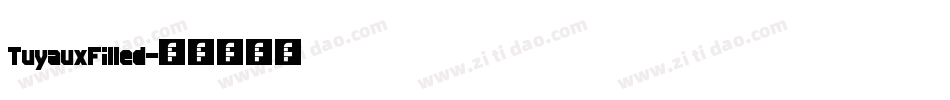 TuyauxFilled字体转换