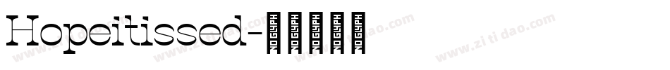 Hopeitissed字体转换