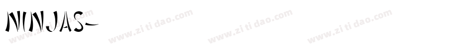 NINJAS字体转换