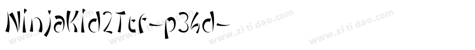 NinjaKid2Ttf-p34d字体转换